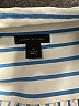 Ann Taylor 100% Polyester Stripes Blue Long Sleeve Blouse Size M - photo 7
