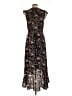 Max Studio Floral Black Cocktail Dress Size L - photo 2
