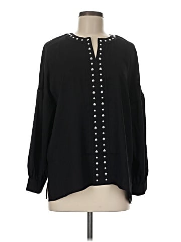 MING WANG Long Sleeve Blouse (view 1)