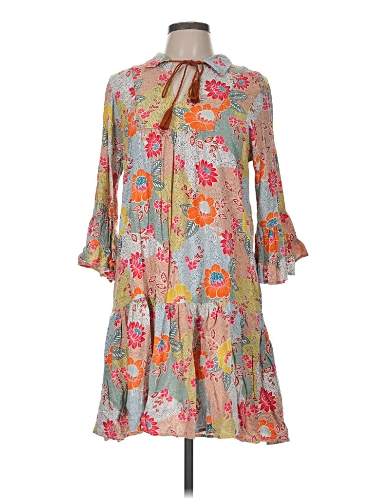 Pre-owned Uncle Frank Casual Dress In Gray
