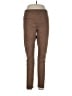 Lyssé Solid Brown Casual Pants Size L - photo 1