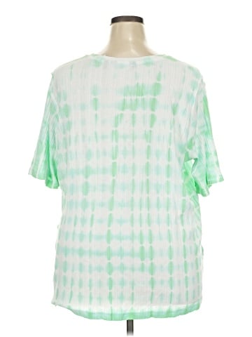 Ulla Popken Short Sleeve Blouse (view 2)