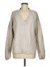 Treasure & Bond Metallic Silver Pullover Sweater Size M - photo 1