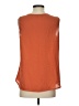 NY Collection 100% Polyester Orange Sleeveless Blouse Size S - photo 2