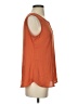 NY Collection 100% Polyester Orange Sleeveless Blouse Size S - photo 4