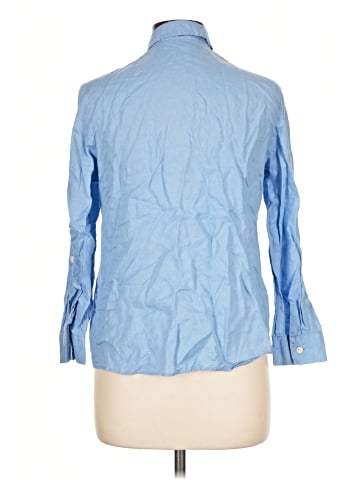 Investments 3/4 Sleeve Button-Down Shirt (view 2)