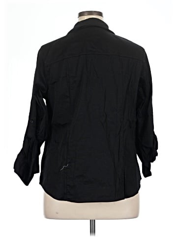MICHAEL Michael Kors 3/4 Sleeve Button-Down Shirt (view 2)