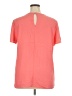 Ann Taylor 100% Polyester Orange Short Sleeve Top Size XL - photo 2