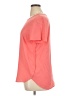 Ann Taylor 100% Polyester Orange Short Sleeve Top Size XL - photo 5