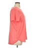 Ann Taylor 100% Polyester Orange Short Sleeve Top Size XL - photo 4