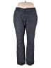 Lee Chevron-herringbone Gray Casual Pants Size 18 M - photo 1
