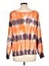 American Vintage Tie-dye Orange Pullover Sweater Size L - photo 2