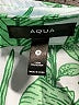 Aqua 100% Polyester Tropical Green Long Sleeve Blouse Size M - photo 7
