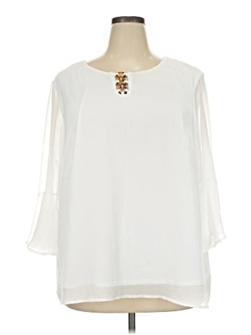 Chloe+Rene 3/4 Sleeve Blouse (view 1)