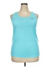 Assorted Brands 100% Polyester Teal Active Tank Size XXL - photo 1