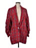 Max Studio Plaid Red 3/4 Sleeve Blouse Size M - photo 1