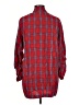 Max Studio Plaid Red 3/4 Sleeve Blouse Size M - photo 2