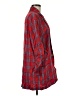 Max Studio Plaid Red 3/4 Sleeve Blouse Size M - photo 4