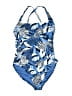 Nautica Print Blue One Piece Swimsuit Size XL - photo 1