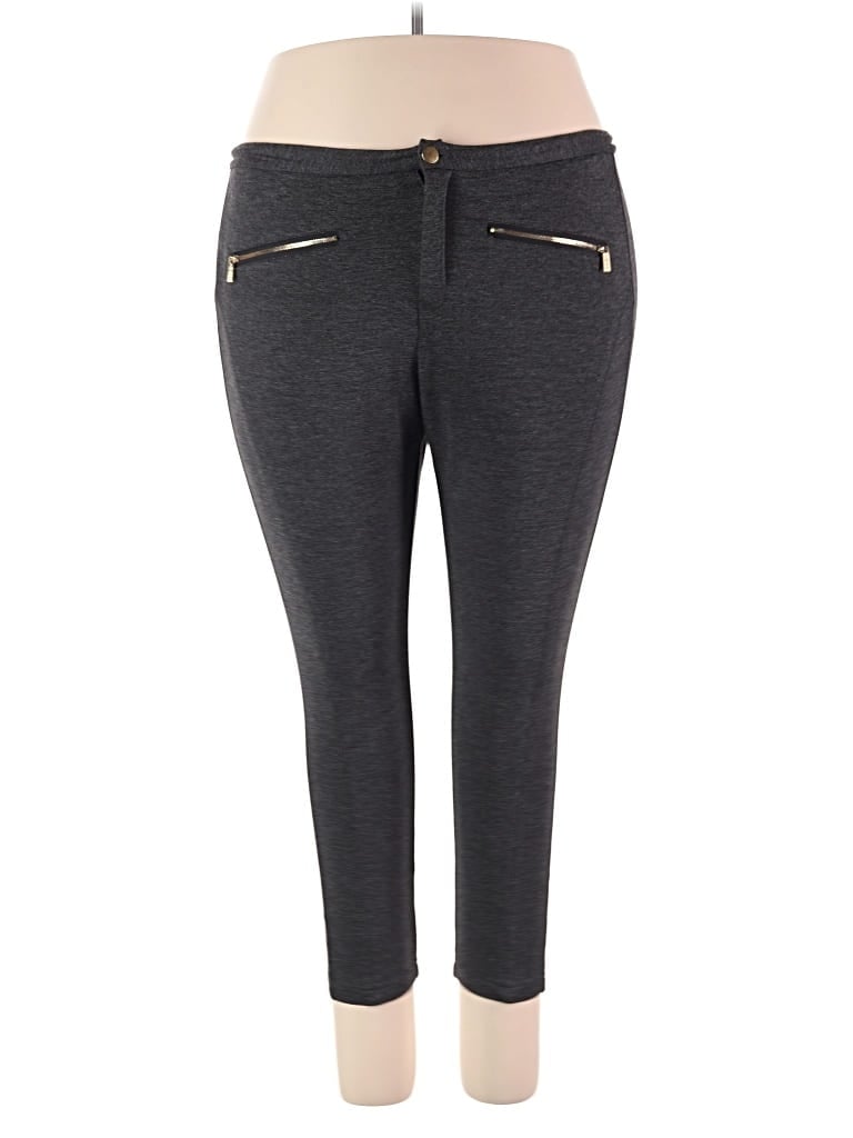 Pre-owned Iman Casual Pants In Gray