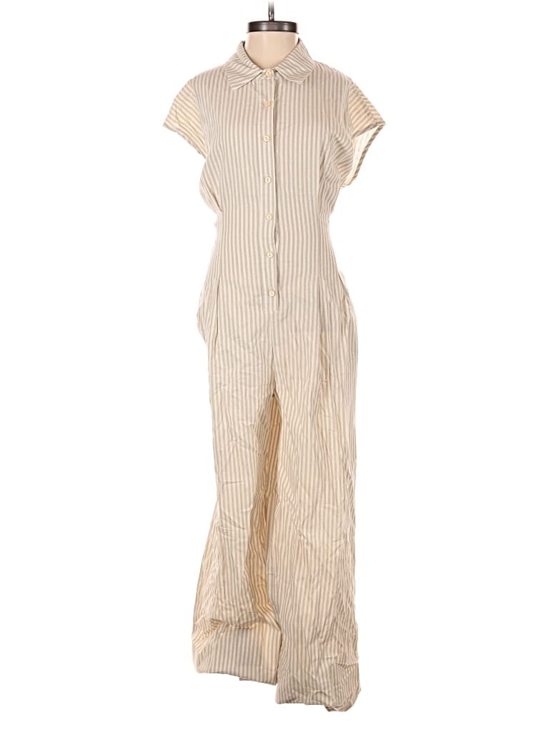 Pre-owned Hyfve Jumpsuit In Ivory