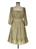 Unbranded 100% Polyester Solid Tan Casual Dress Size M - photo 1