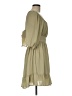 Unbranded 100% Polyester Solid Tan Casual Dress Size M - photo 4