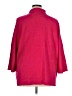 misook Solid Jacquard Floral Damask Pink Coat Size 1X - photo 2