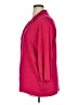 misook Solid Jacquard Floral Damask Pink Coat Size 1X - photo 5
