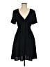 Unbranded 100% Polyester Solid Black Casual Dress Size M - photo 1