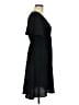 Unbranded 100% Polyester Solid Black Casual Dress Size M - photo 4
