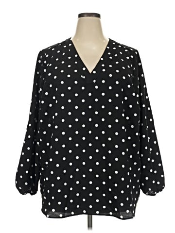Nine West Long Sleeve Polo (view 1)