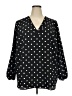 Nine West Black Long Sleeve Polo Size 2X - photo 1