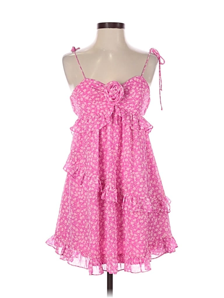 Pre-owned Sky To Moon Casual Dress In Pink