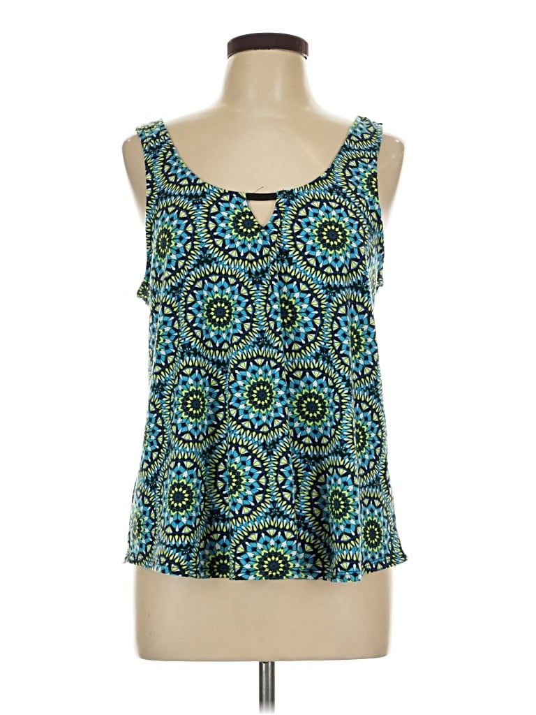 Pre-owned Eyeshadow Sleeveless Blouse In Teal
