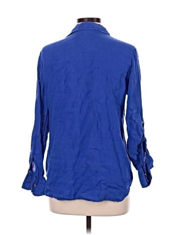 Zara 3/4 Sleeve Button-Down Shirt (view 2)