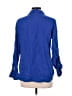 Zara Blue 3/4 Sleeve Button-Down Shirt Size L - photo 2