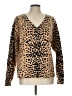 Unbranded Animal Print Brown Cardigan Size L - photo 1