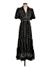 Max Studio 100% Polyester Polka Dots Black Casual Dress Size XS - photo 1