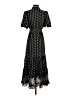 Max Studio 100% Polyester Polka Dots Black Casual Dress Size XS - photo 2