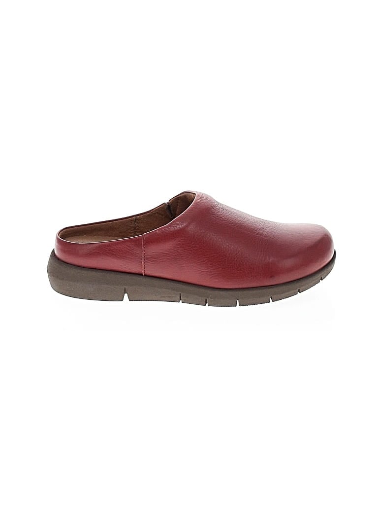 Pre-owned Softwalk Mule/clog In Burgundy