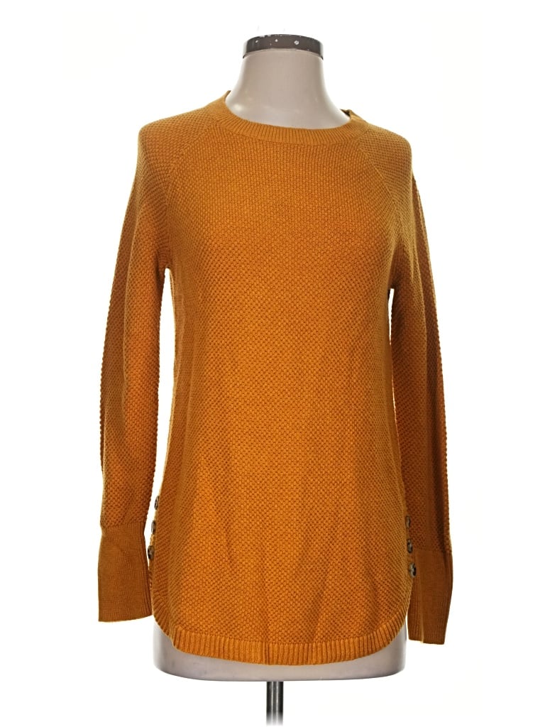Pre-owned Max Studio Pullover Sweater In Orange