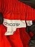 Chico's 100% Linen Red Linen Pants Size Lg (2) - photo 4