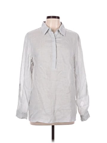 Sigrid Olsen Long Sleeve Button-Down Shirt (view 1)