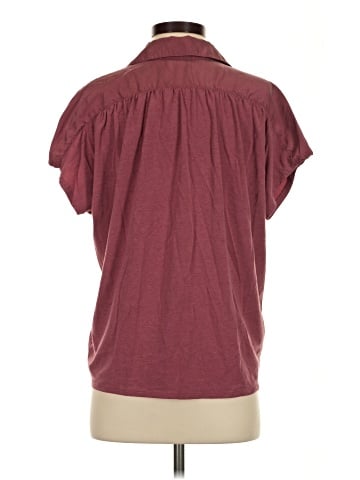 Garnet Hill Short Sleeve Silk Top (view 2)