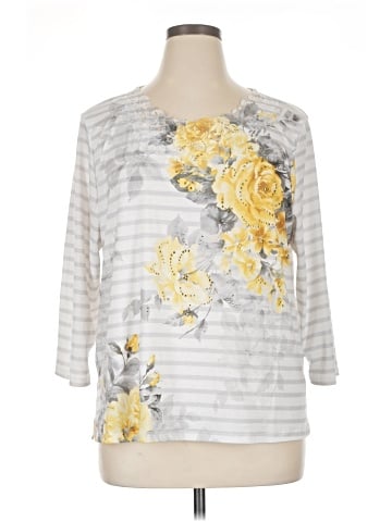 Alfred Dunner 3/4 Sleeve T-Shirt (view 1)
