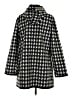 Susan Graver 100% Polyester Houndstooth Black Coat Size XS - photo 2