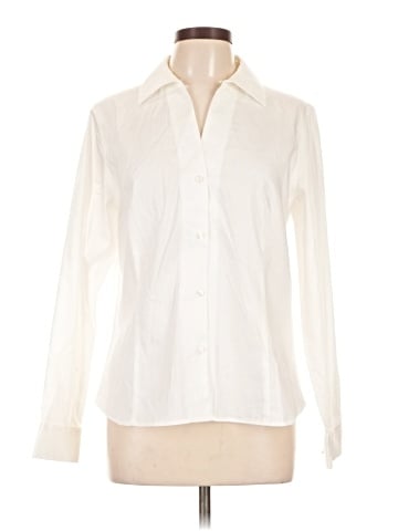 Jones New York Signature Long Sleeve Blouse (view 1)