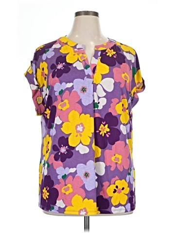 Dear Scarlett Short Sleeve Blouse (view 1)