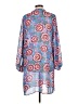 CAbi 100% Polyester Paisley Blue Casual Dress Size L - photo 2
